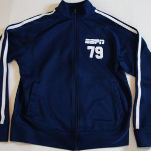 VTG ESPN 79 Full Zip Track Jacket Medium